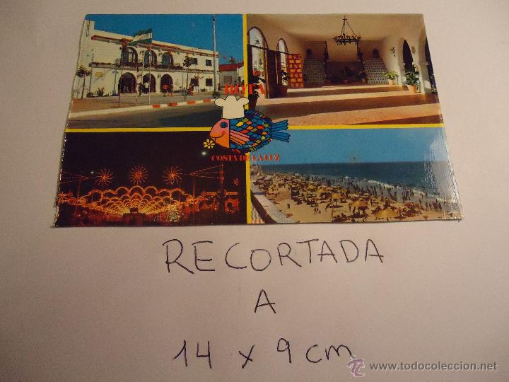 Postais: antigua postal recortada por los filos media aproximada 14 x 9 cm  rota cadiz