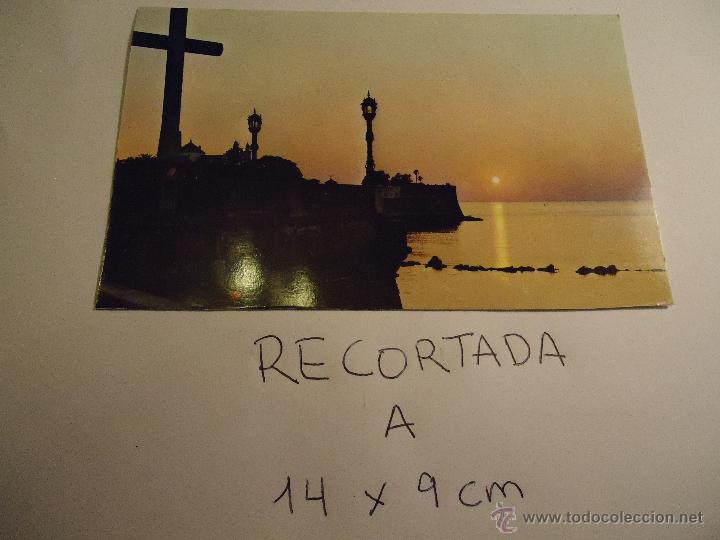 Postais: antigua postal recortada por los filos media aproximada 14 x 9 cm cadiz