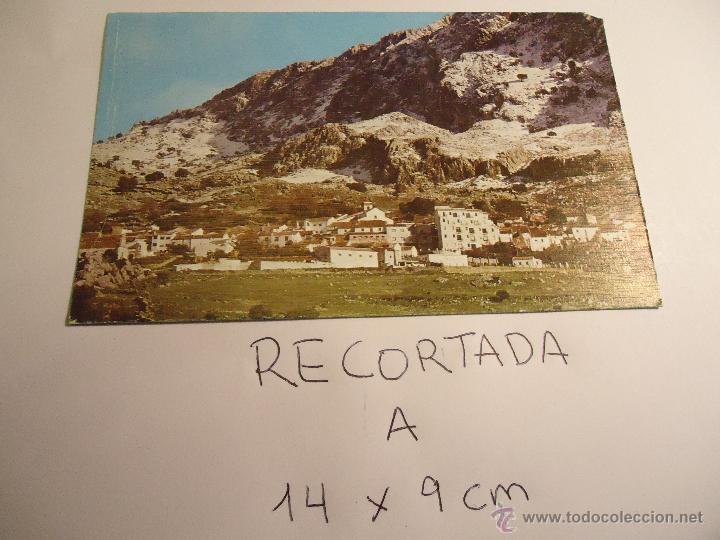 Postais: antigua postal recortada por los filos media aproximada 14 x 9 cm benaocaz cadiz