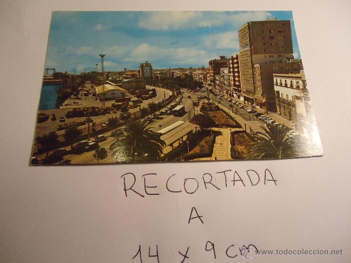 Postais: antigua postal recortada por los filos media aproximada 14 x 9 cm cadiz