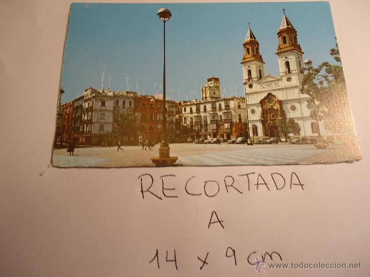 Postais: antigua postal recortada por los filos media aproximada 14 x 9 cm cadiz