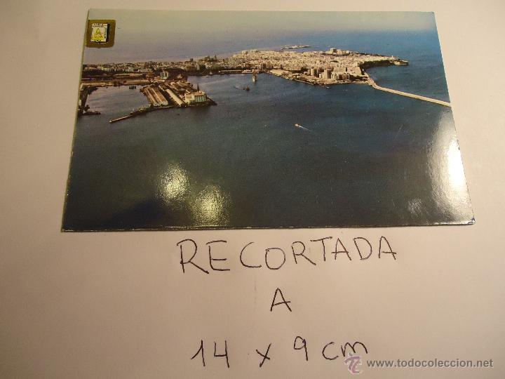 Postais: antigua postal recortada por los filos media aproximada 14 x 9 cm cadiz