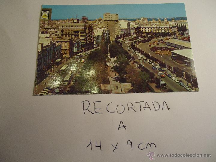 Postkarten: antigua postal recortada por los filos media aproximada 14 x 9 cm cadiz