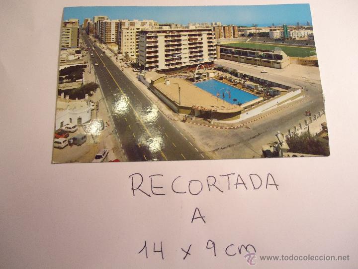 Postkarten: antigua postal recortada por los filos medida aproximada 14 x 9 cm cadiz