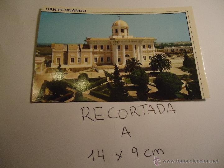 Postkarten: antigua postal recortada por los filos medida aproximada 14 x 9 cm cadiz san fernando
