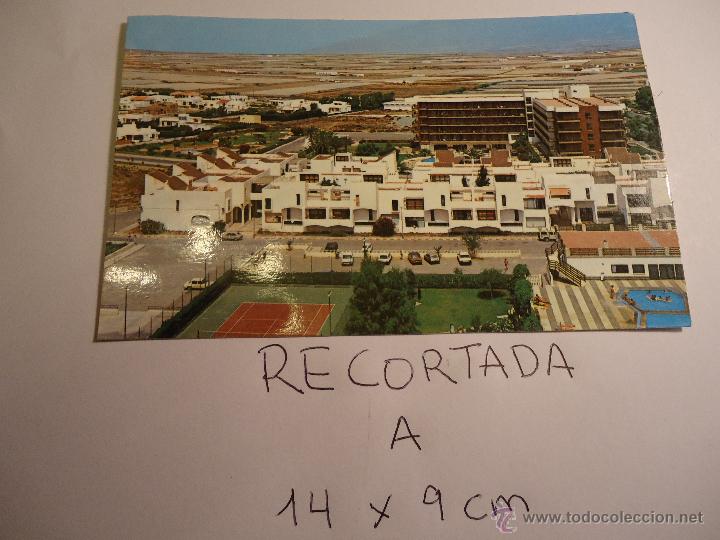 Postkarten: antigua postal recortada por los filos medida aproximada 14 x 9 cm almeria roquetas del mar