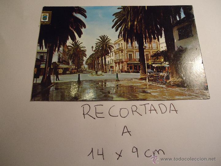 Postkarten: antigua postal recortada por los filos medida aproximada 14 x 9 cm cadiz puertos santa maria