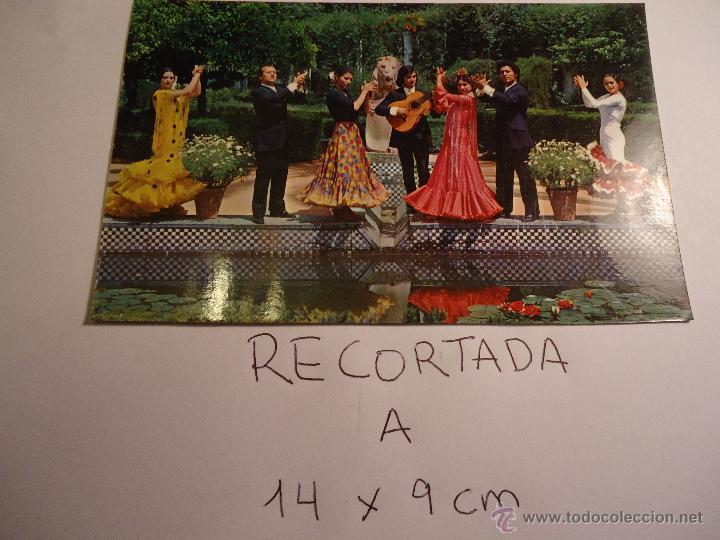 Postkarten: antigua postal recortada por los filos medida aproximada 14 x 9 cm  espa&ntilde;a tipica