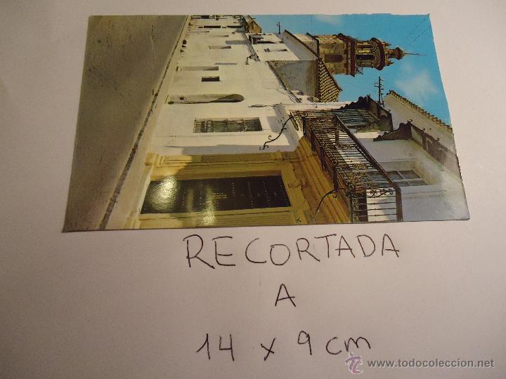 Postkarten: antigua postal recortada por los filos medida aproximada 14 x 9 cm sanlucar de barrameda cadiz