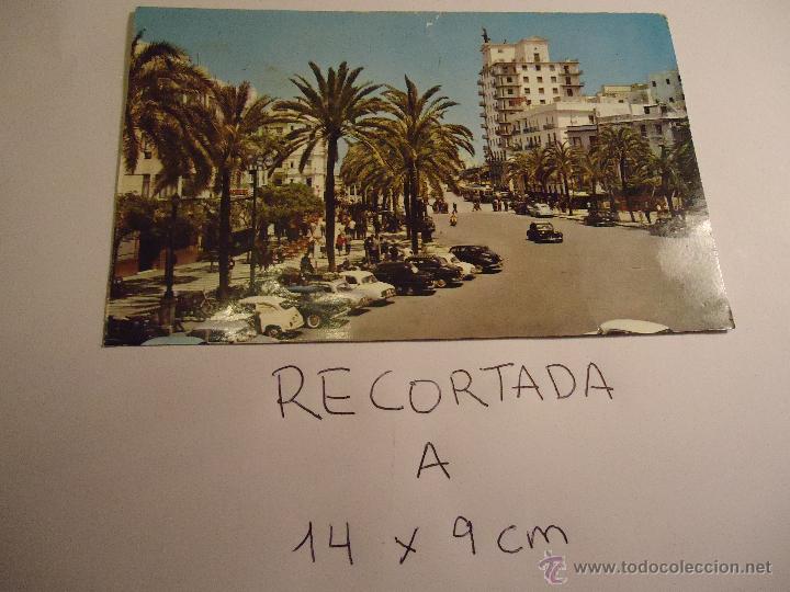 Postkarten: antigua postal recortada por los filos medida aproximada 14 x 9 cm cadiz