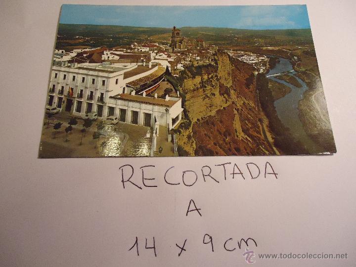 Postkarten: antigua postal recortada por los filos medida aproximada 14 x 9 cm cadiz arcos de la frontera