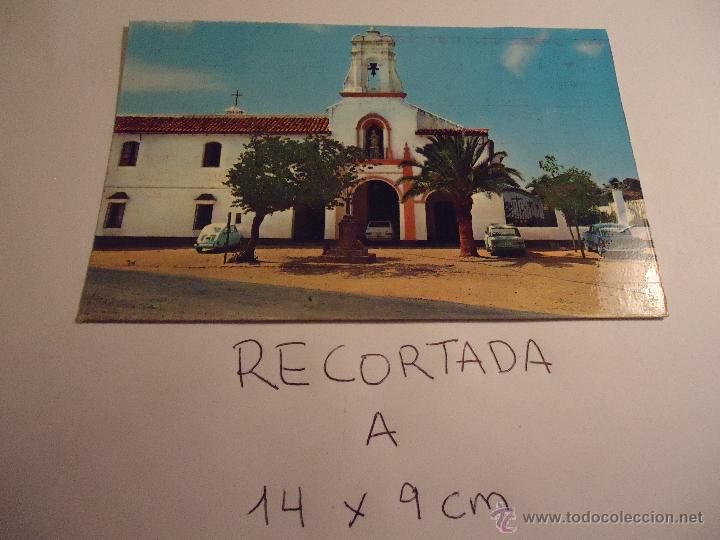 Postales: antigua postal recortada por los filos medida aproximada 14 x 9 cm cadiz olvera publicida trasera