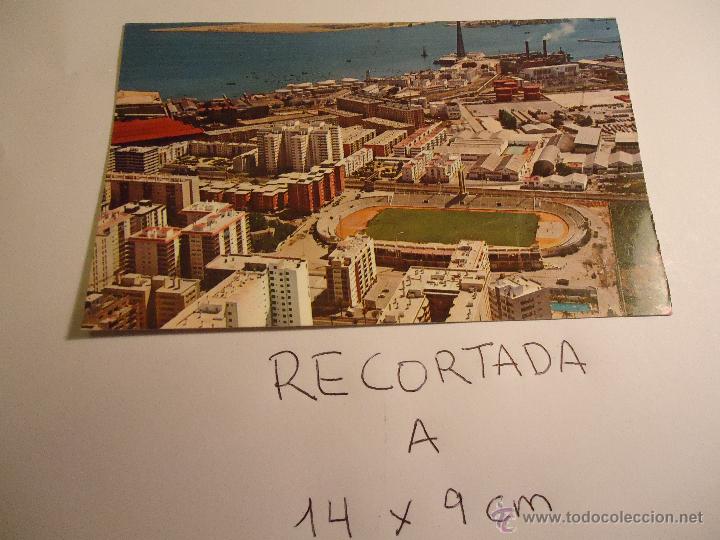 Postcards: antigua postal recortada por los filos medida aproximada 14 x 9 cm ESTADIO CARRANZA CADIZ