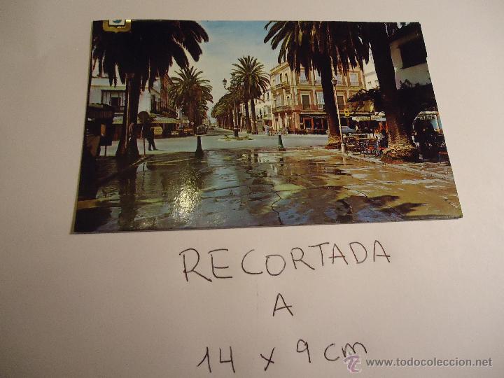 Postcards: antigua postal recortada por los filos medida aproximada 14 x 9 cm cadiz puerto santa maria