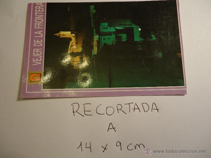 Postcards: antigua postal recortada por los filos medida aproximada 14 x 9 cm CADIZ VEJER DE LA FRONTERA