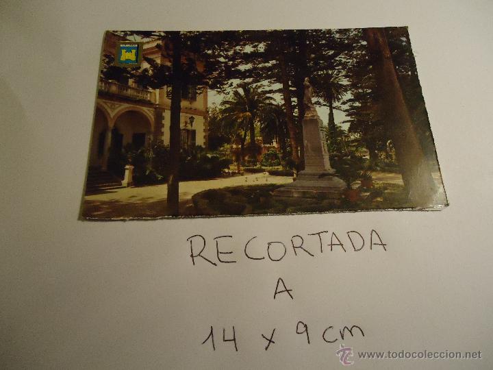 Postcards: antigua postal recortada por los filos medida aproximada 14 x 9 cm CADIZ LA LINEA