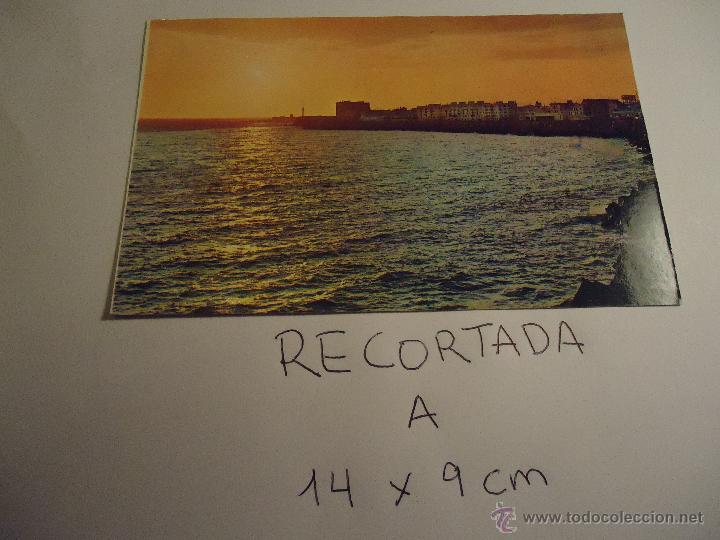 Postcards: antigua postal recortada por los filos medida aproximada 14 x 9 cm CADIZ