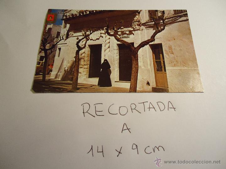 Postcards: antigua postal recortada por los filos medida aproximada 14 x 9 cm CADIZ VEJER DE LA FRONTERA