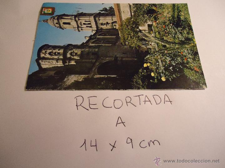 Cartes Postales: antigua postal recortada por los filos medida aproximada 14 x 9 cm MALAGA