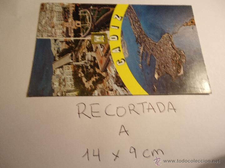 Postales: antigua postal recortada por los filos medida aproximada 14 x 9 cm CADIZ