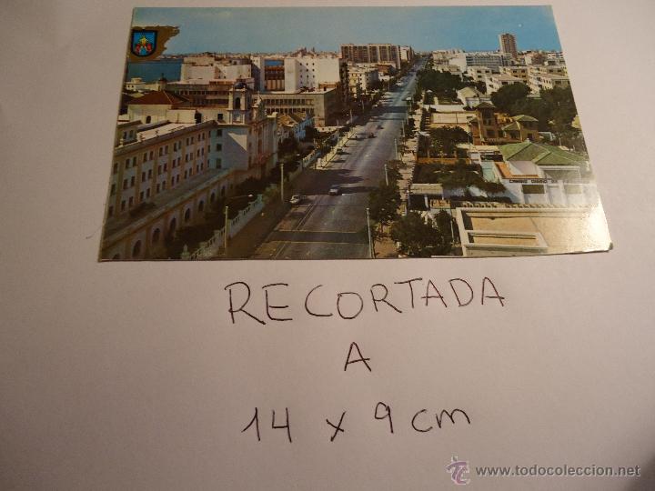 Postales: antigua postal recortada por los filos medida aproximada 14 x 9 cm CADIZ