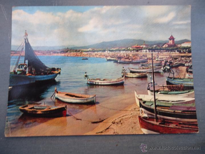 Cartes Postales: ANTIGUA POSTAL rara - costa brava  palamos serie 5 n 1 vista de la playa zerkowitz