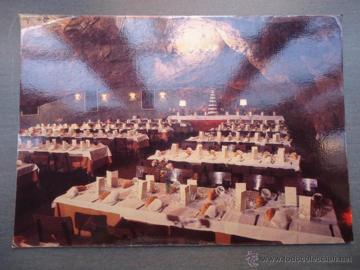 Cartes Postales: antigua postal  rara DE VALL DE UXO RESTAURANTE LA GRUTA CASTELLON