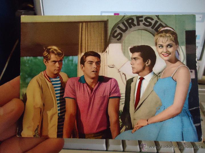 Postales: RARA POSTAL  TROY DONAHUE , VAN WILLIAMS CYA .