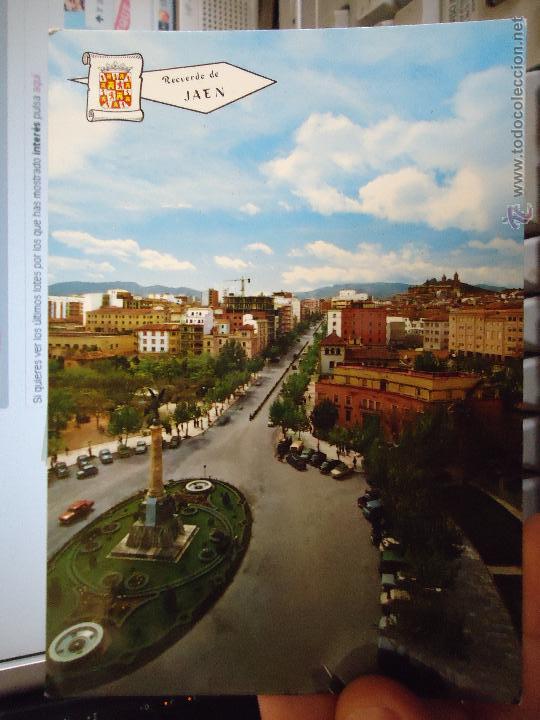 Postkarten: RARA POSTAL JAEN PLAZA DE LA VICTORIA Y AVENIDA GENERAL ISIMO , N 5037