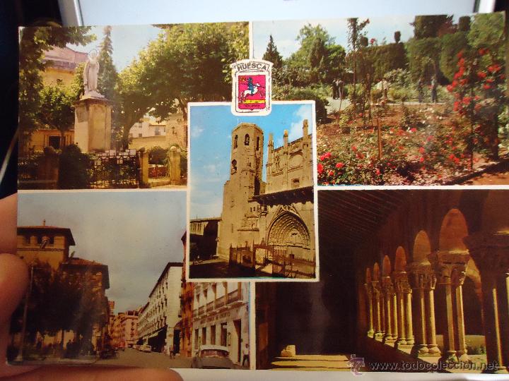 Postales: antigua postal huesca - Foto 1