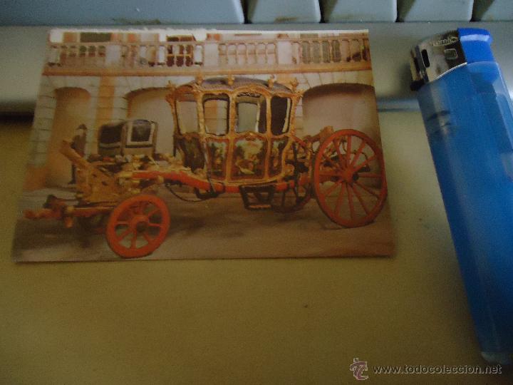 Postales: antigua mini postal - MUSEO NACIONAL DE LOS COCHES, LISBOA - Foto 1