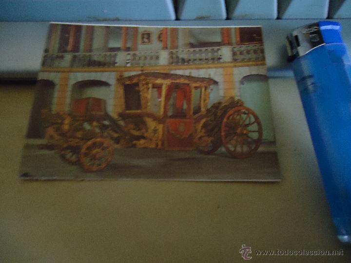 Postales: antigua mini postal - MUSEO NACIONAL DE LOS COCHES, LISBOA - Foto 1