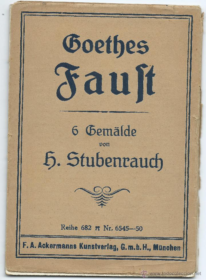 Postales: 6 postales  Goethes Faust - Foto 1