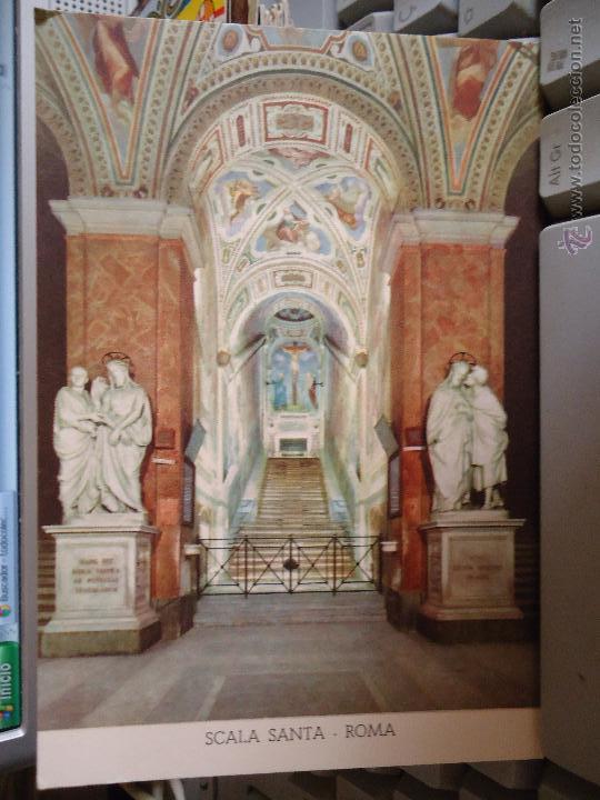Postales: ANTIGUA POSTAL ROMA , SCALA SANTA - Foto 1