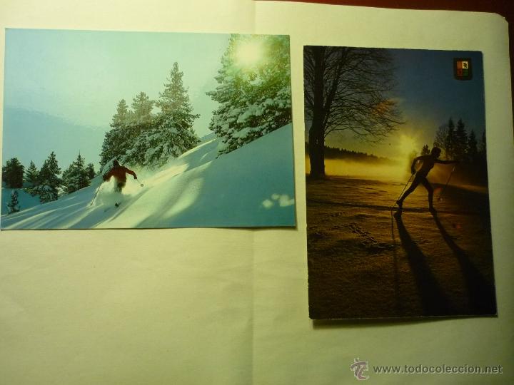 Postales: lote postales esqui