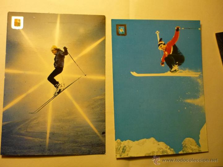 Postales: lote postales esqui