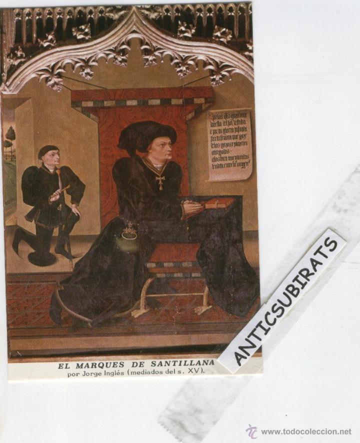 Postales: POSTAL MODERNA EL MARQUES DE SANTILLANA - Foto 1