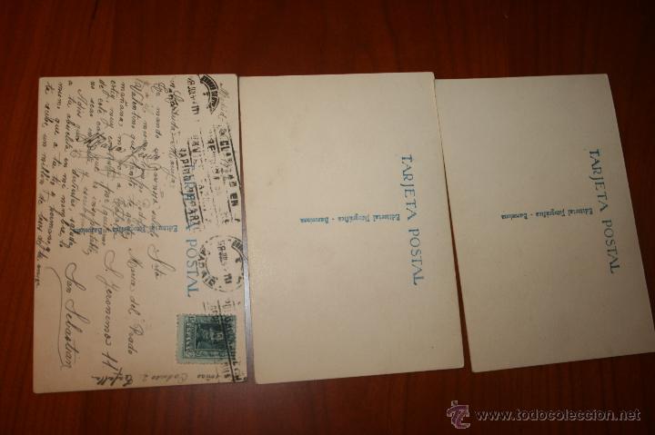 Postales: Postales Rodolfo Valentino. Una circulada en 1927 - Foto 2