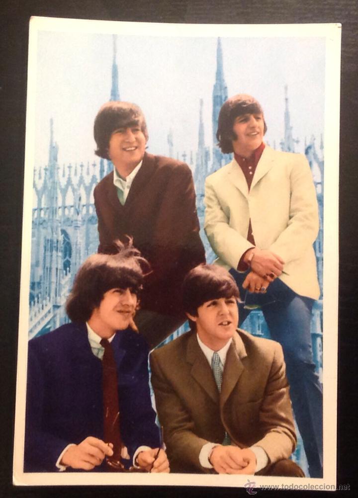Postales: POSTAL CONJUNTO MUSICAL THE BEATLES. 1966. - Foto 1