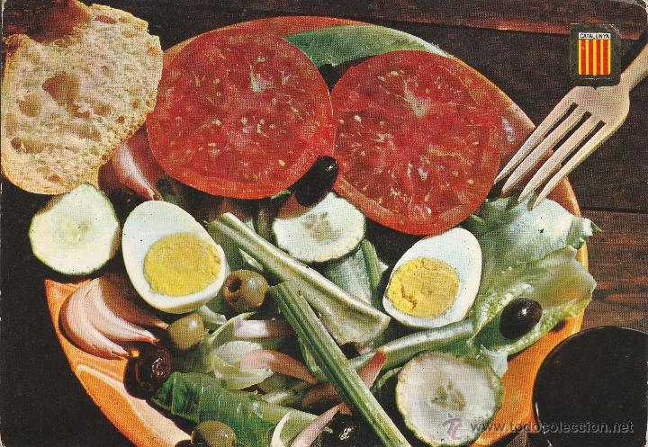 Postales: N&ordm; 22868 POSTAL GRASTRONOMIA PLATO TIPICO AMANIDA VARIADA - Foto 1