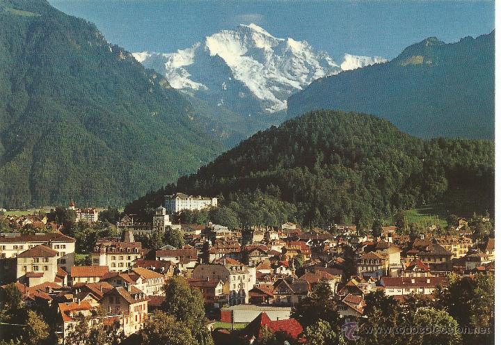 Postales: :::: PN669 - POSTAL - INTERLAKEN - JUNGFRAU - Foto 1