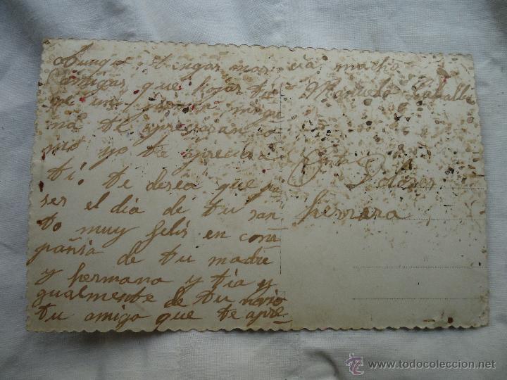Postales: ANTIGUA POSTAL  romantica - Foto 1