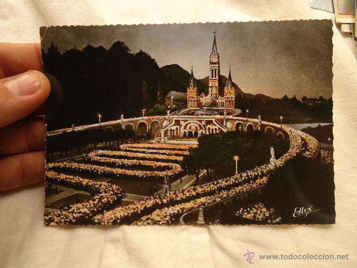 Postales: ANTIGUA POSTAL  virgen de lourdes - Foto 1