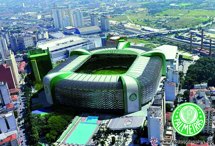 Postal Estadio Allianz Parque Se Palmeiras Brasil