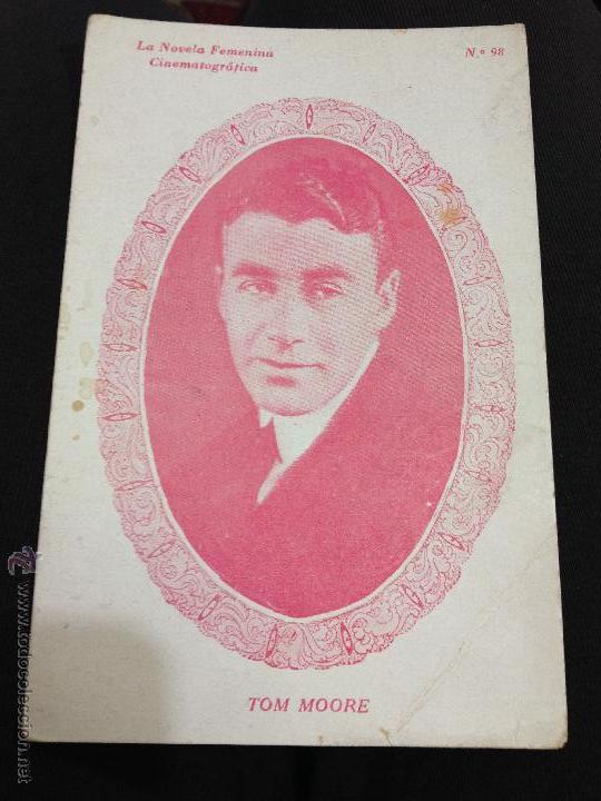 Cartoline: Antigua postal Tom Moore - La novela femenina Cinematografica, num 98, dorso sin dividir