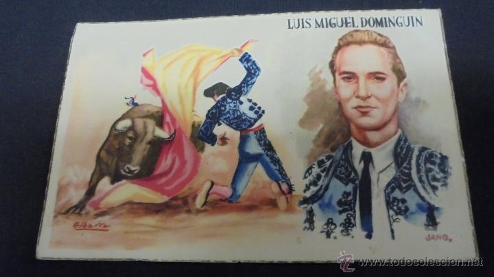 Postales: ANTIGUA POSTAL - LUIS MIGUEL DOMINGUIN - CIRCULADA. - Foto 1