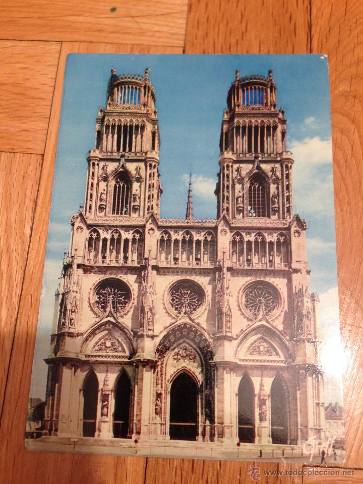 Postkarten: P0207 POSTAL CIRCULADA CATEDRAL SAINTE CROIX CON SELLO ORLEANS 1973