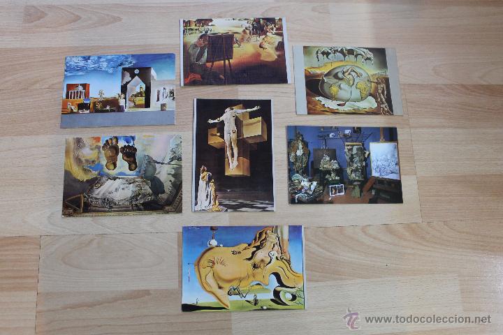 Postales: LOTE 7 POSTALES SALVADOR DALI SIN CIRCULAR - Foto 1