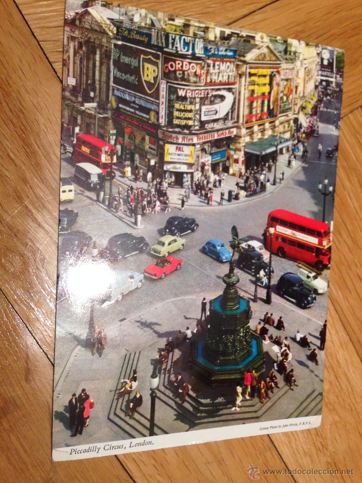 Postcards: P0342 POSTAL CIRCULADA PICCADILLY CIRCUS LONDRES 1970