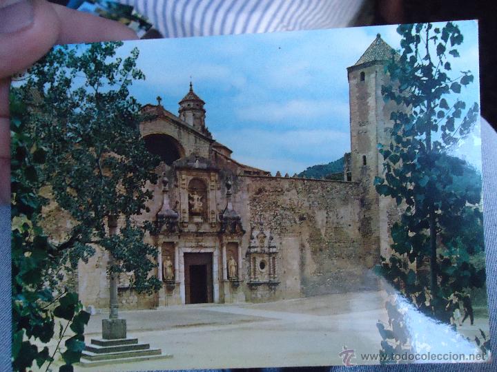 Postales: RARA POSTAL REAL MONASTERIO DE POBLET - Foto 1